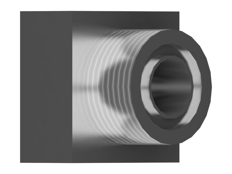 Переходной коленчатый патрубок 45°