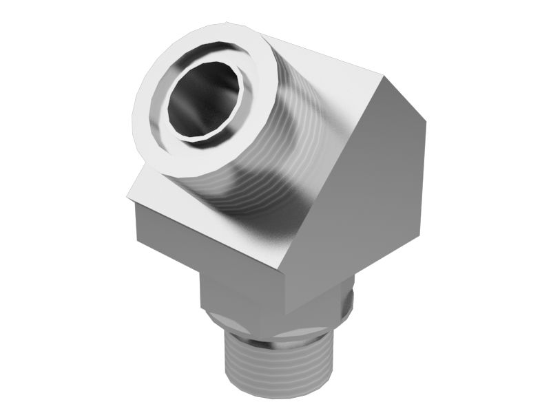 Переходной коленчатый патрубок 45°