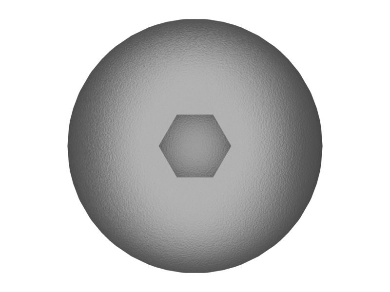 Специальный винт с усиленной головкой M6X1