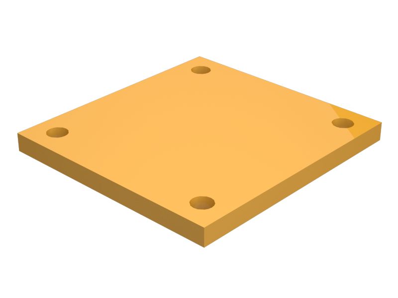 Крышка кожуха маховика с креплением четырьмя болтами, толщина 9,1 мм