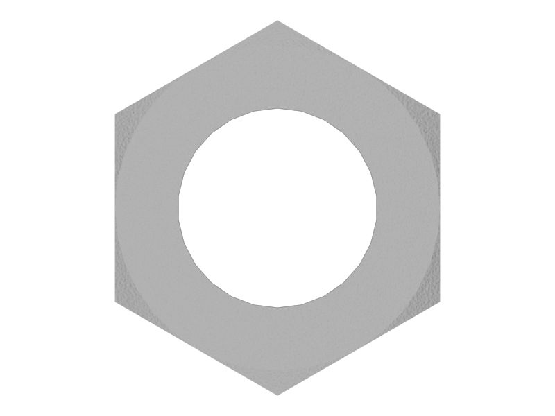 Шестигранная контргайка M8 x 1,25 мм