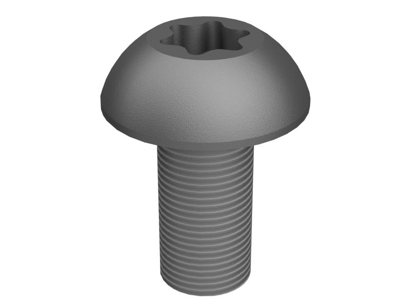 Винт со сферической головкой с резьбой M10X1,5