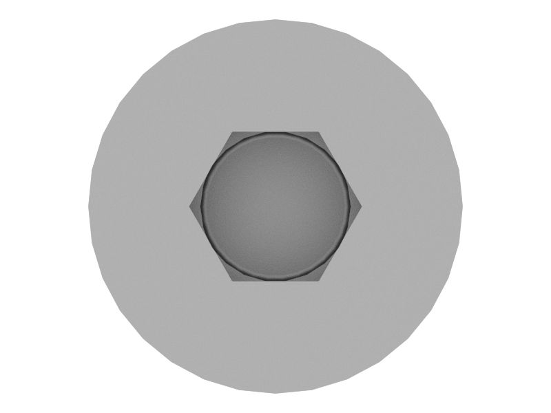 Заглушка с шестигранной головкой под торцевой ключ