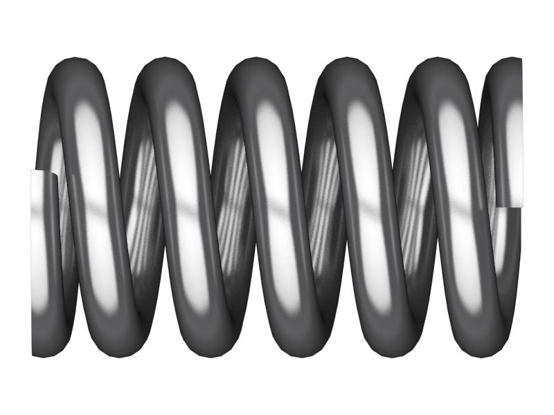 Пружина сжатия со свободной длиной 31,40 мм