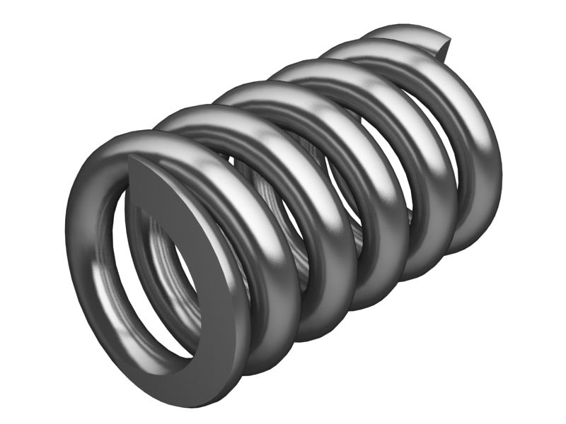 Пружина сжатия со свободной длиной 31,40 мм