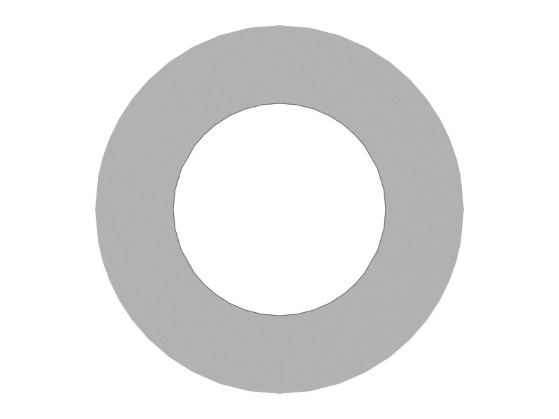 Стальная прокладка наружного диаметра 19 мм