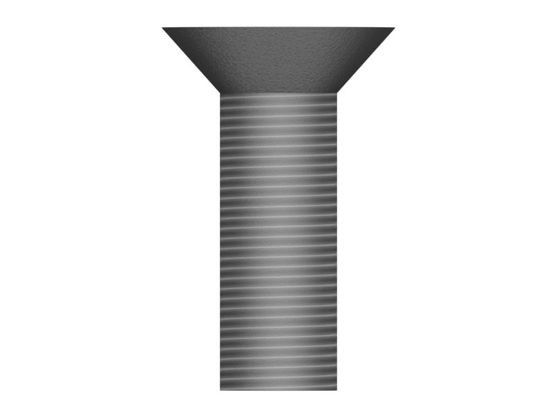 Винт с плоской головкой