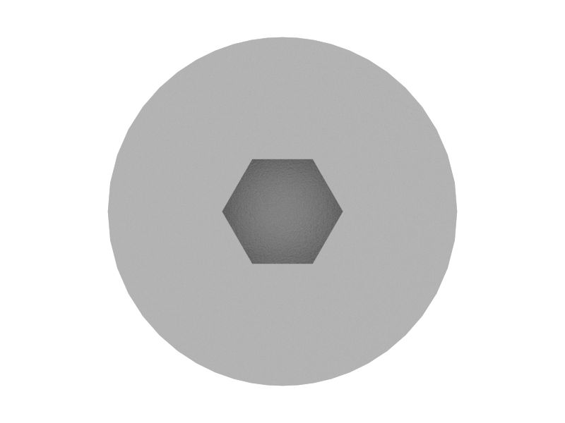 Винт с плоской головкой