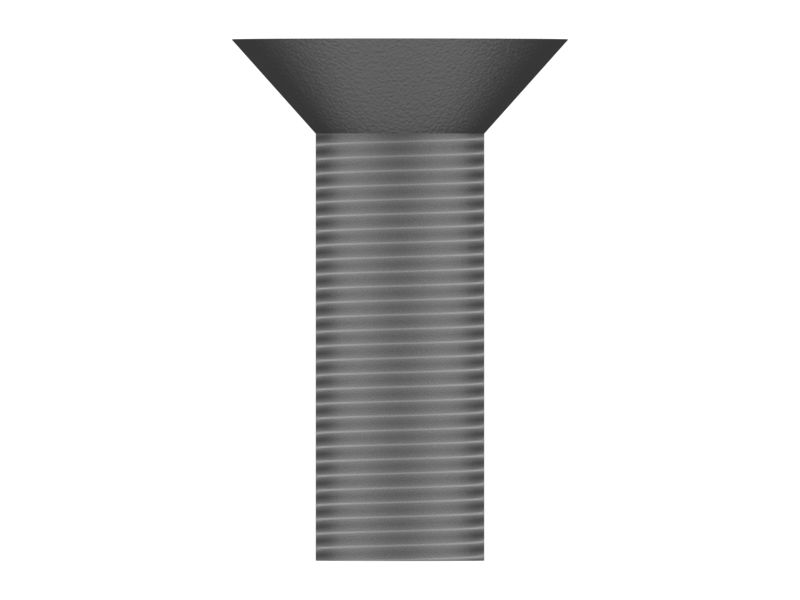 Винт с плоской головкой