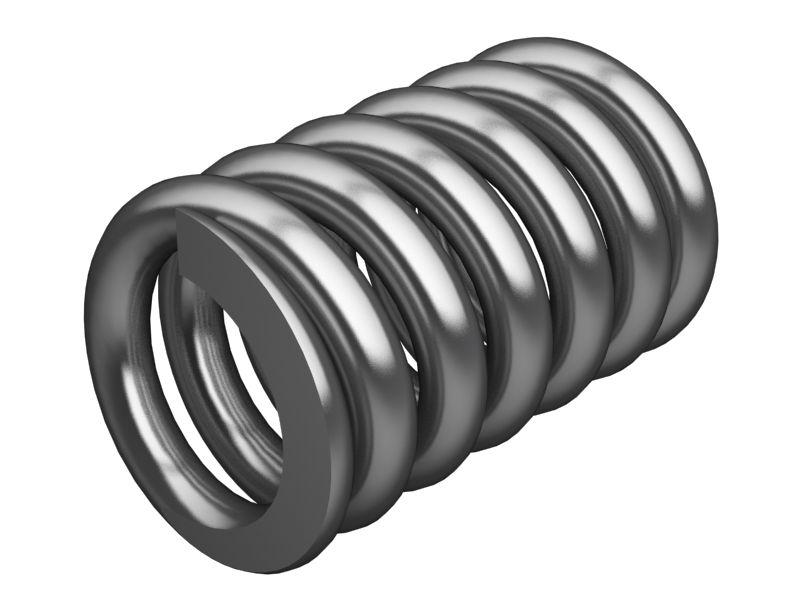 Пружина сжатия свободной длины 49,36 мм