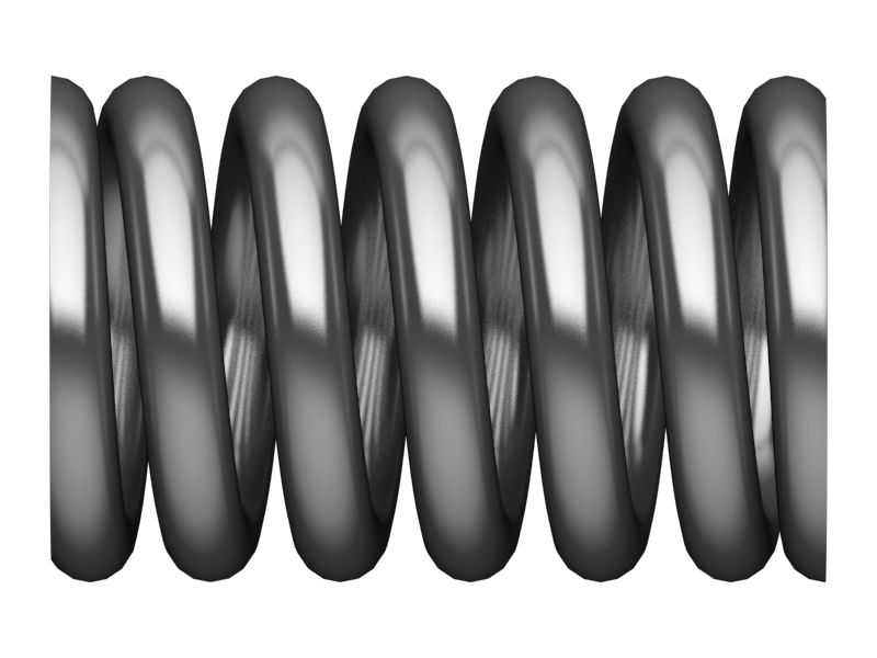 Пружина сжатия свободной длины 49,36 мм