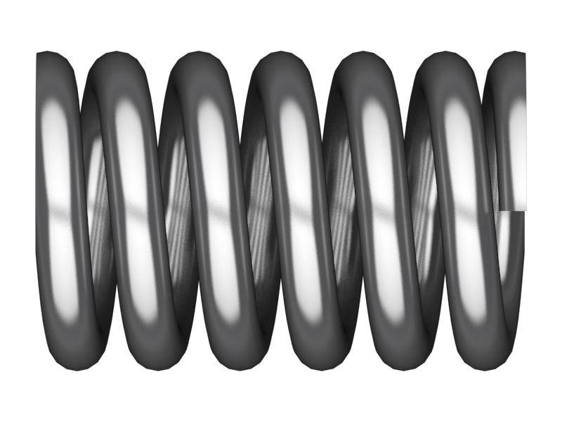 Пружина сжатия свободной длины 49,36 мм