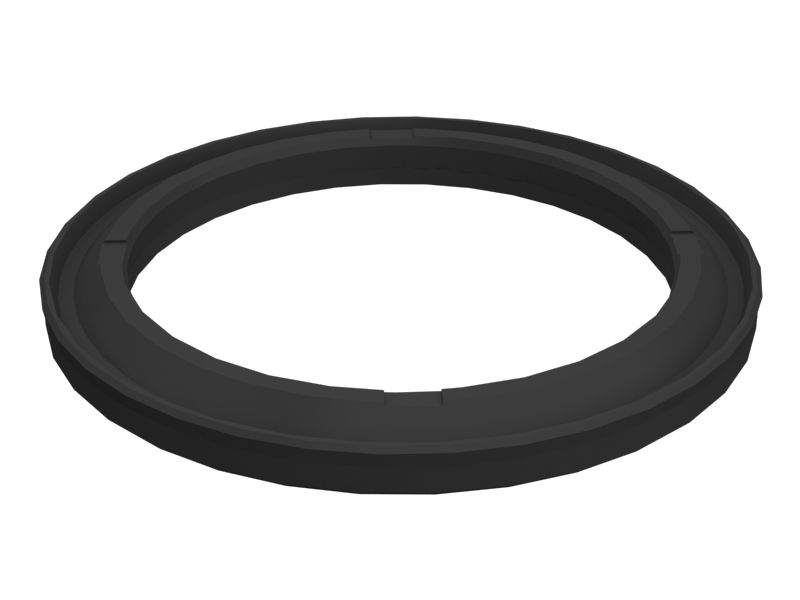 Пластмассовое буферное уплотнение, диаметр штока 55 мм