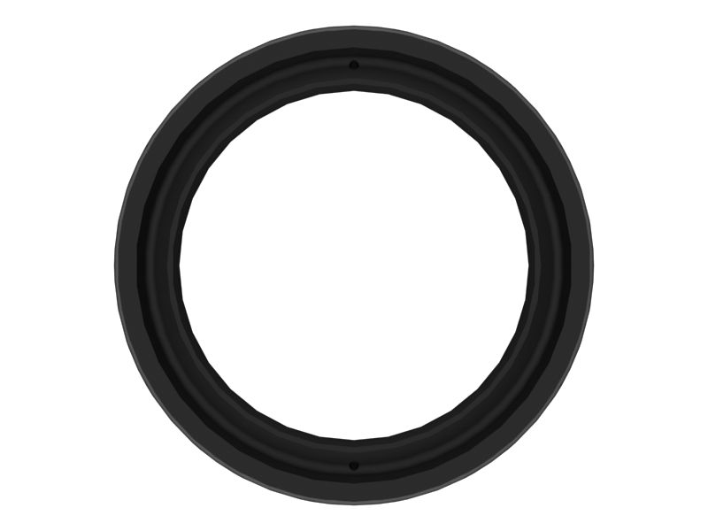 Двухкромочное грязесъемное уплотнение штока 50 мм