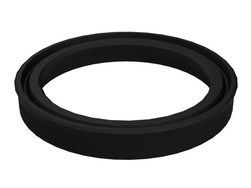 U-образное уплотнение штока цилиндра шириной 7,3 мм