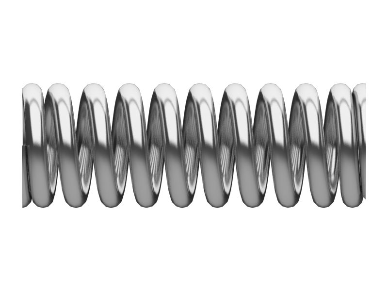 Пружина сжатия со свободной длиной 52,10 мм