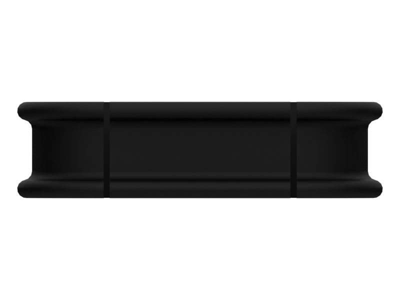 Резиновый блок наружной длины 61 мм