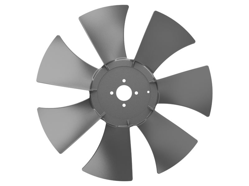 7 Лопастной вентилятор масляного радиатора