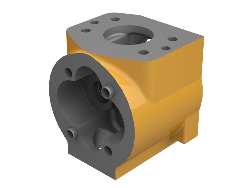 Корпус масляного насоса в сборе