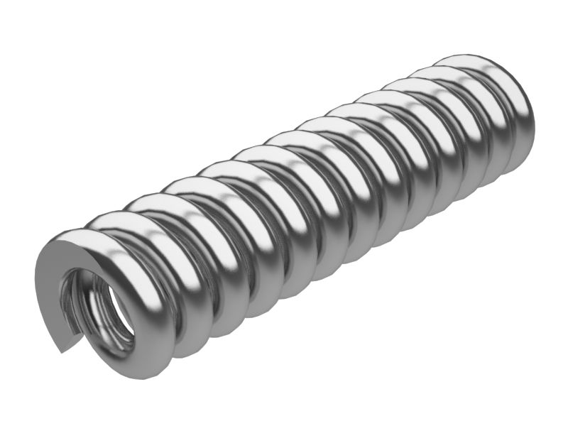 Пружина сжатия свободной длины 61 мм