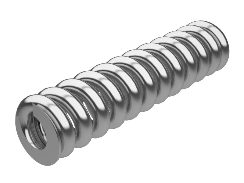 Пружина сжатия, длина без нагрузки 63,20 мм