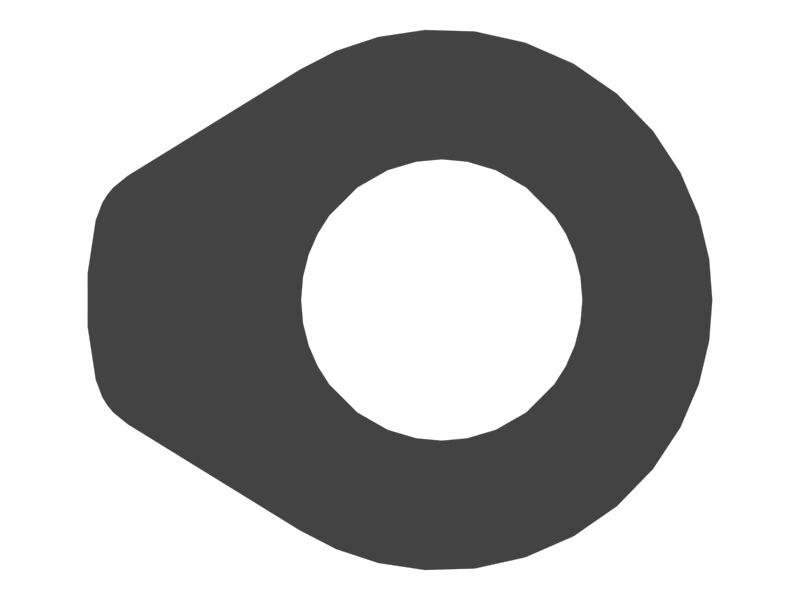 Пластиковая прокладка толщиной 2 мм