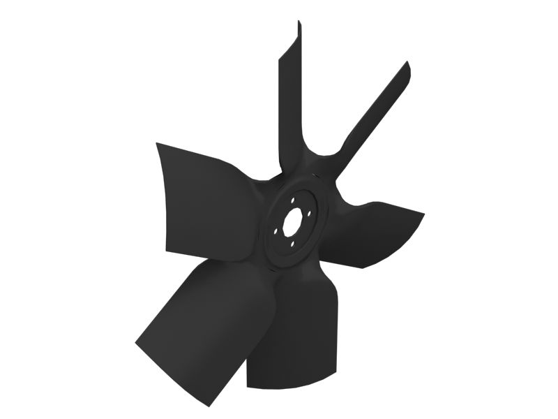 6-лопастной нагнетательный вентилятор