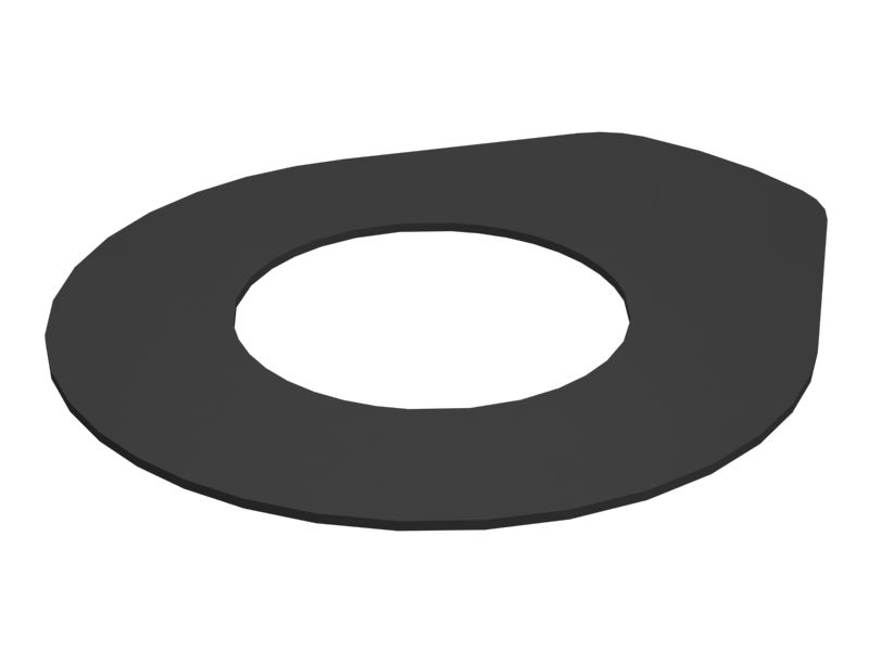 Пластиковая прокладка толщиной 2 мм