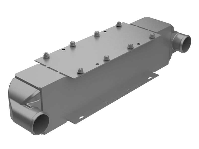 Блок охладителя наддувного воздуха