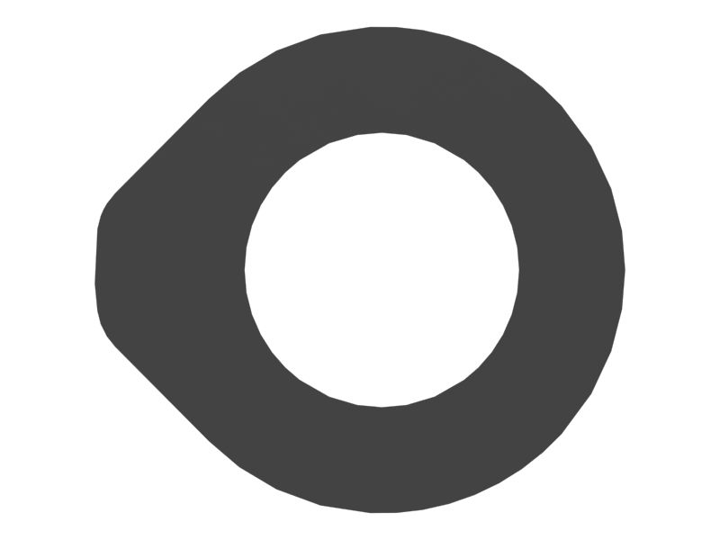 Пластиковая прокладка толщиной 2 мм