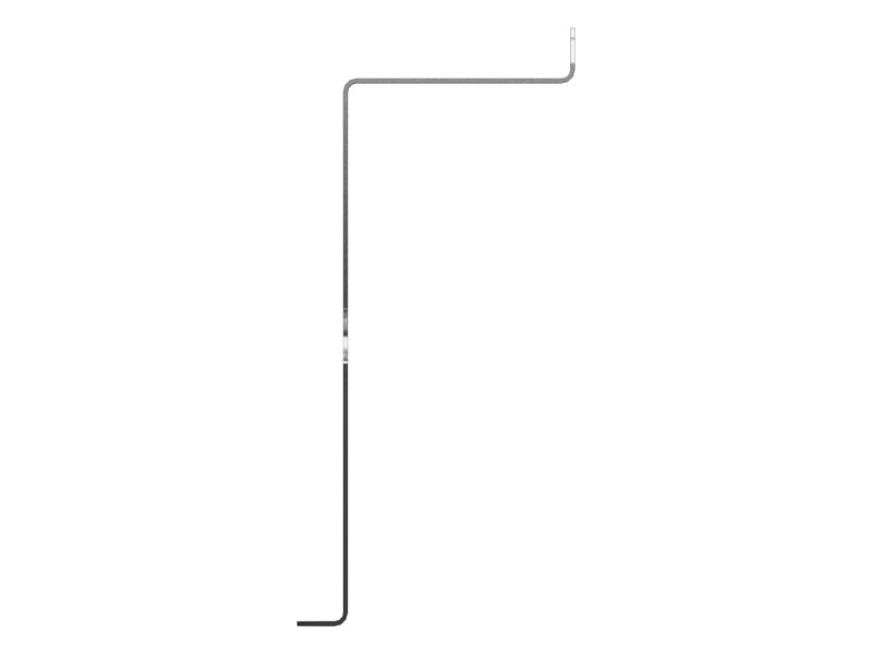 Зажим аккумуляторного ящика длиной 406,7 мм