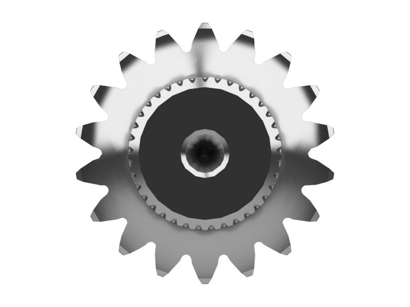 Стальная солнечная шестерня, наружный диаметр 103,75 мм