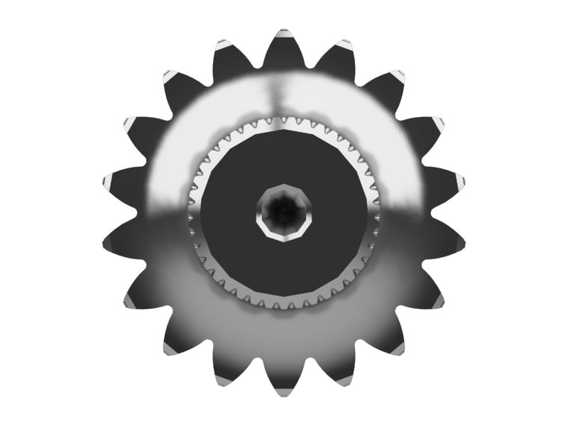Солнечная шестерня с 18 зубьями