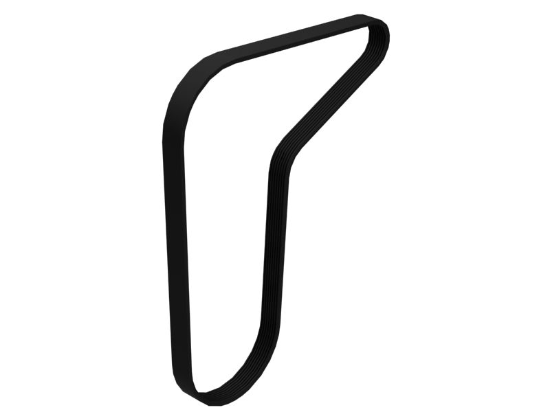 Ребристый ремень длиной 1340 мм