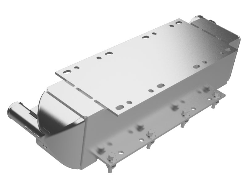 Блок охладителя наддувного воздуха