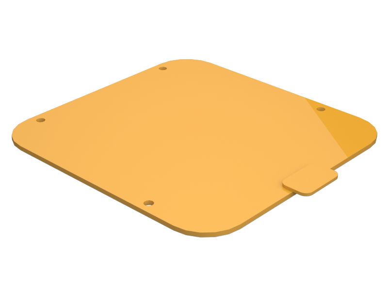 Пластина рамы погрузчика