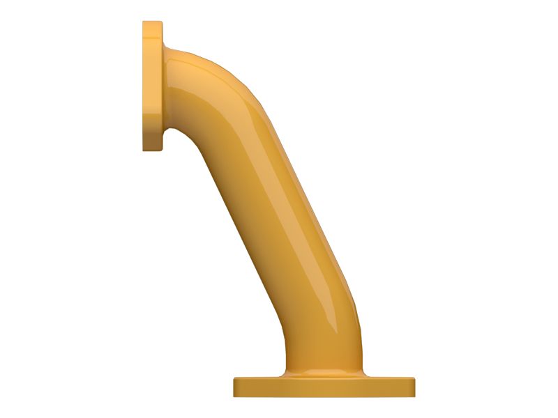 Коленчатый патрубок на впуске маслоохладителя