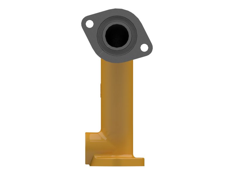 Коленчатый патрубок на впуске маслоохладителя