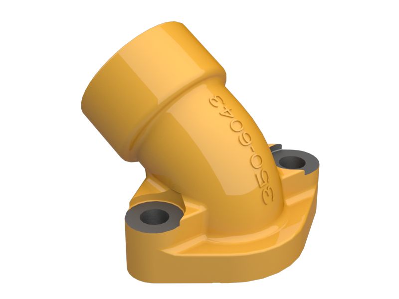 Подающий коленчатый патрубок