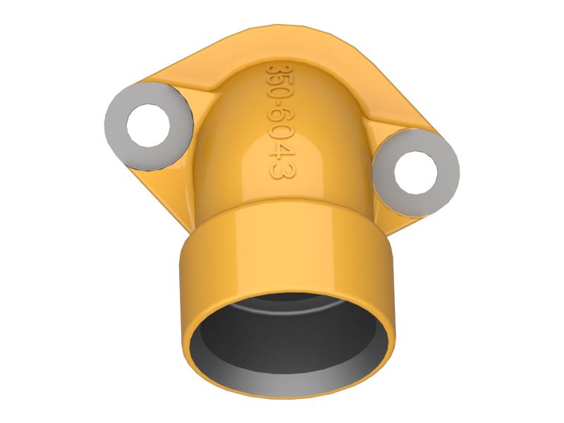 Подающий коленчатый патрубок