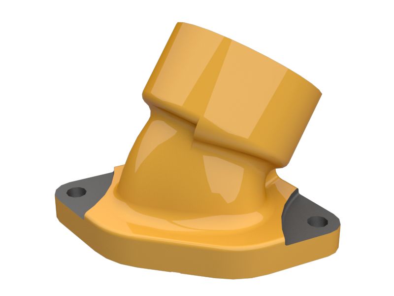 Коленчатый патрубок подачи