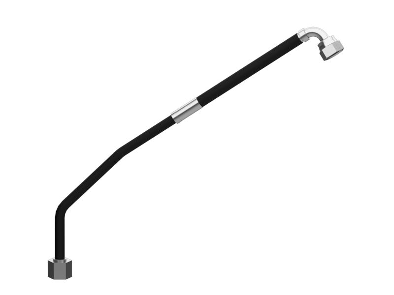 Шланг 7,74 мм с двумя коленчатыми концевым муфтами