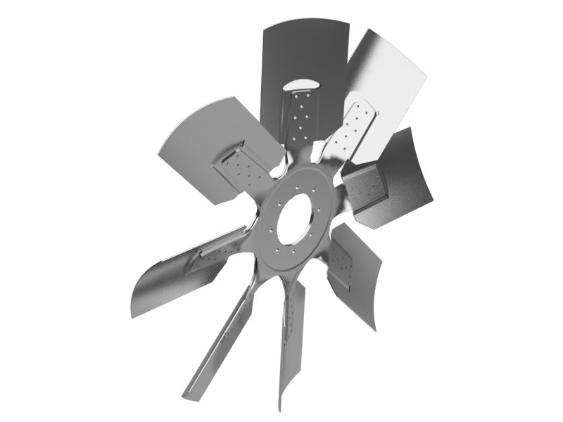 Крестовина вентилятора в сборе