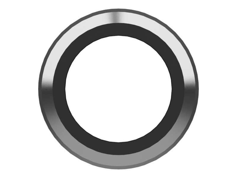 Стальная полая шпилька длиной 32 мм