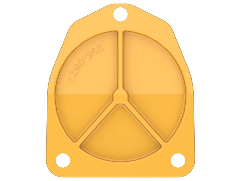 Алюминиевый литой кожух передней крышки, 124,60 мм