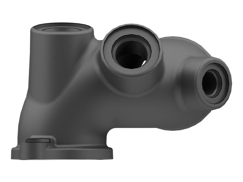 Впускной коленчатый патрубок