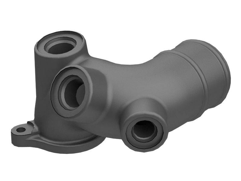 Впускной коленчатый патрубок