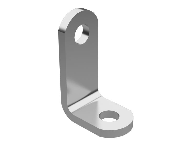 2W-7940: Монтажный кронштейн 90 градусов толщиной 6 мм