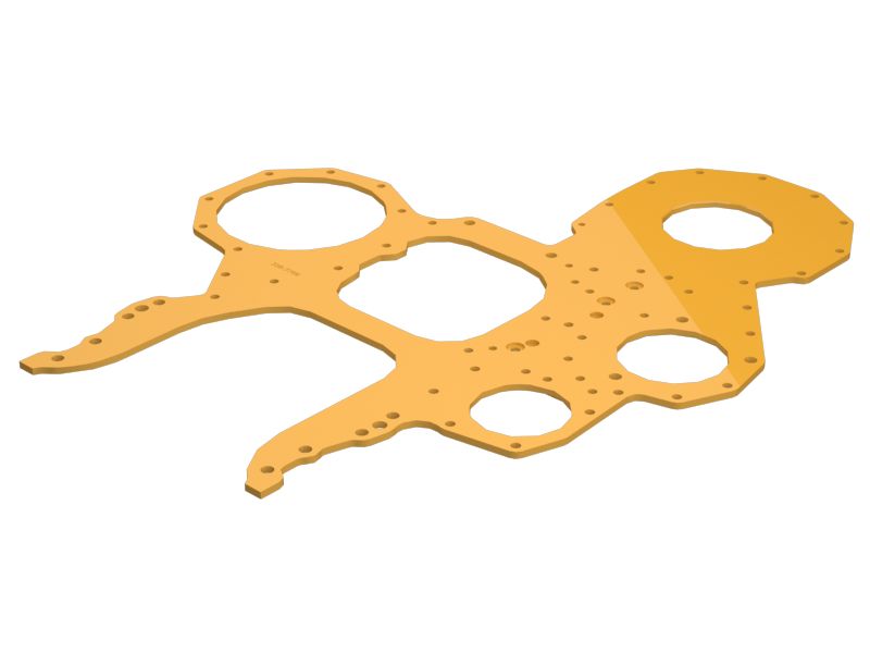 335-7766: Передняя пластина