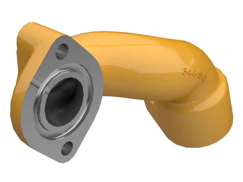 Коленчатый патрубок обратный